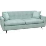 Homcom Modern Blue Sofa 165cm 2 Seater