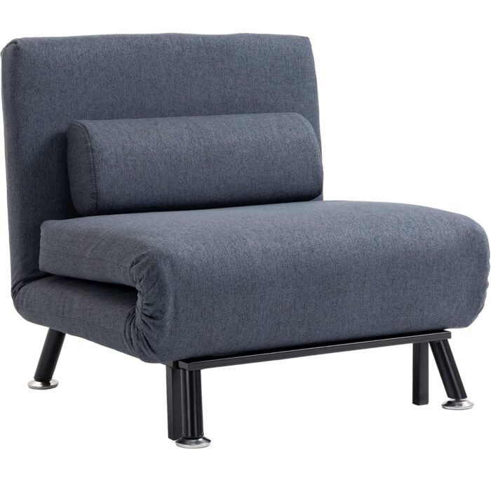 Homcom Single Folding 5 Position Convertible Sleeper Sofa